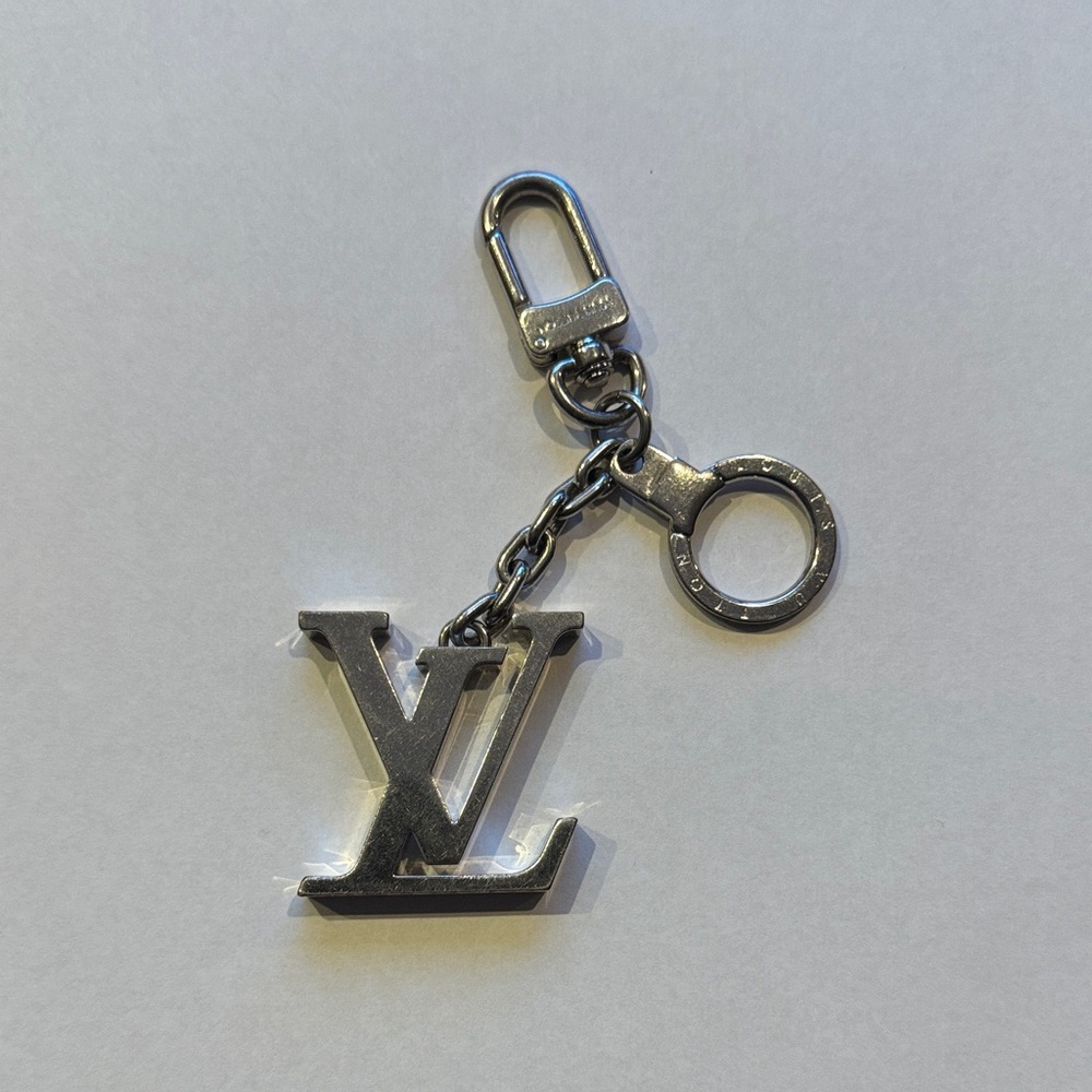 LV Initials Key Holder And Bag Charm